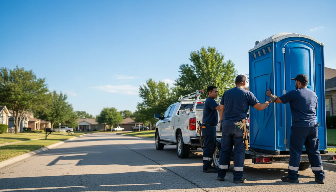 Portable Toilet Rental in Sadler, TX near me